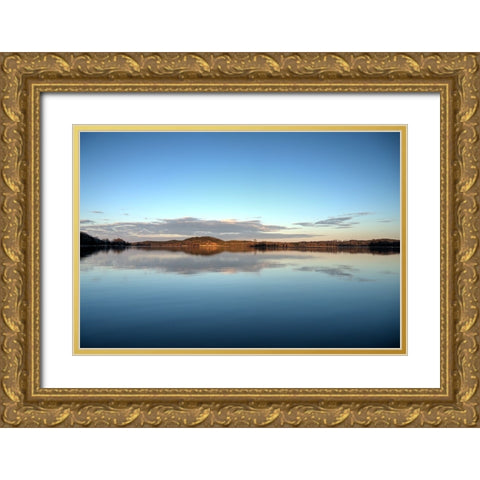 Hiwassee Refuge 1 Gold Ornate Wood Framed Art Print with Double Matting by Lee, Rachel