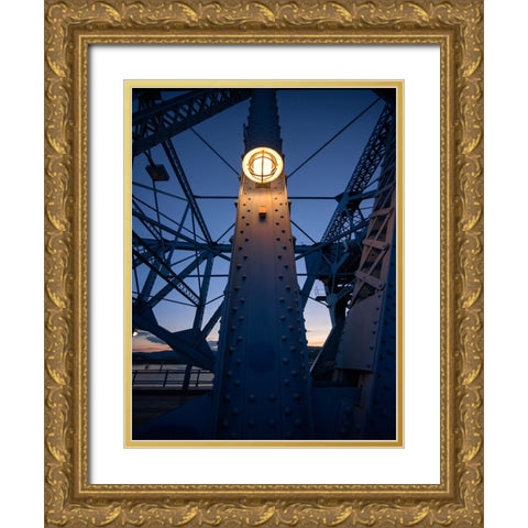 Market Lamp 2 Gold Ornate Wood Framed Art Print with Double Matting by Lee, Rachel