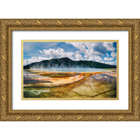 Mountain Lake 13 Gold Ornate Wood Framed Art Print with Double Matting by Lee, Rachel