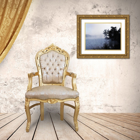 Mountain Lake 20 Gold Ornate Wood Framed Art Print with Double Matting by Lee, Rachel