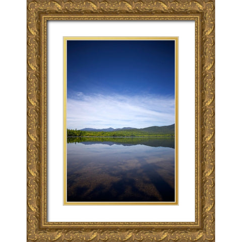 Mountain Lake 3 Gold Ornate Wood Framed Art Print with Double Matting by Lee, Rachel