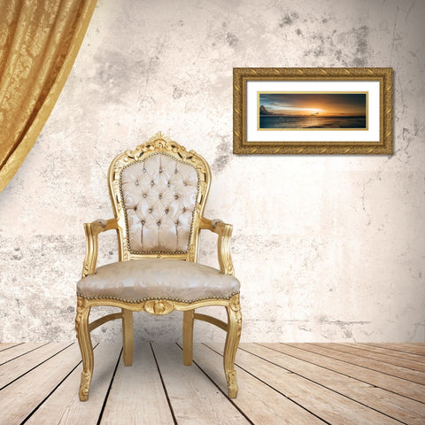 Ocean 21 Gold Ornate Wood Framed Art Print with Double Matting by Lee, Rachel