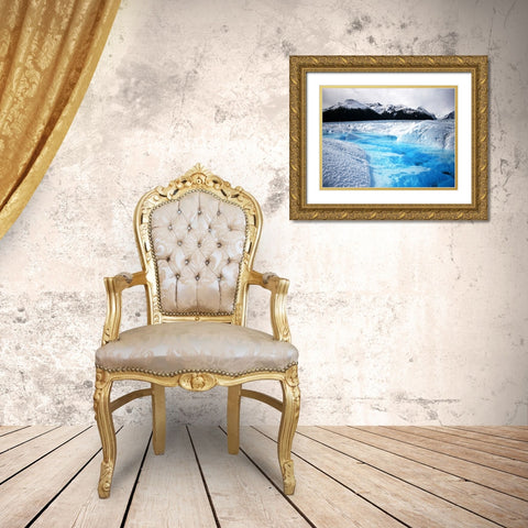 Ocean 59 Gold Ornate Wood Framed Art Print with Double Matting by Lee, Rachel