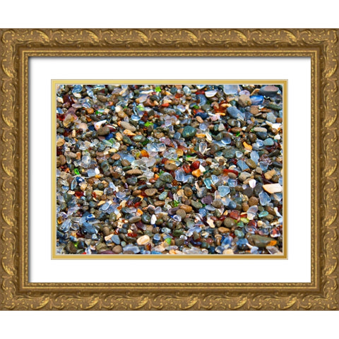 Rocks 8 Gold Ornate Wood Framed Art Print with Double Matting by Lee, Rachel