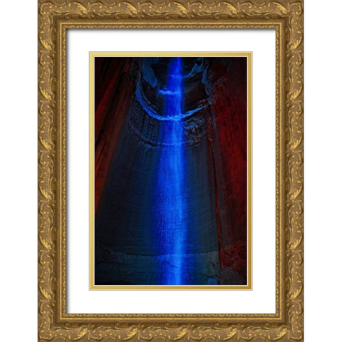 Ruby Falls 1 Gold Ornate Wood Framed Art Print with Double Matting by Lee, Rachel