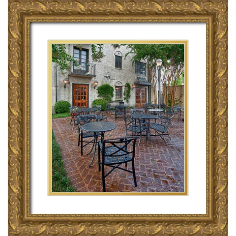 Scenic City 12 Gold Ornate Wood Framed Art Print with Double Matting by Lee, Rachel