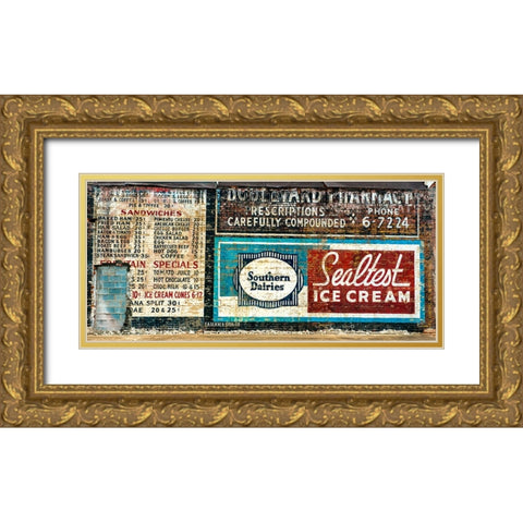 Scenic City 123 Gold Ornate Wood Framed Art Print with Double Matting by Lee, Rachel