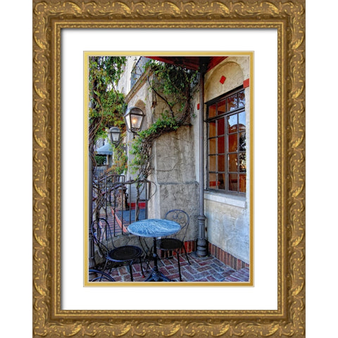 Scenic City 14 Gold Ornate Wood Framed Art Print with Double Matting by Lee, Rachel