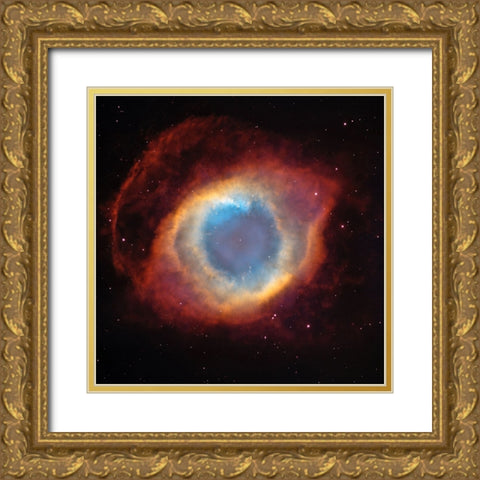 Sky 1 Gold Ornate Wood Framed Art Print with Double Matting by Lee, Rachel