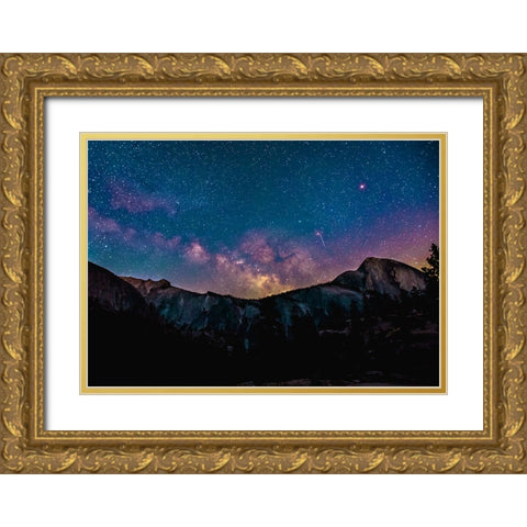 Sky 5 Gold Ornate Wood Framed Art Print with Double Matting by Lee, Rachel