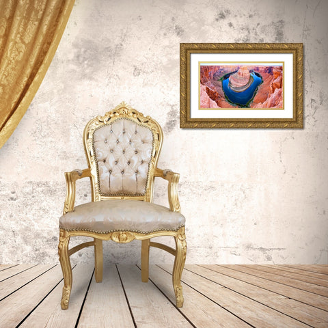 Southwest 8 Gold Ornate Wood Framed Art Print with Double Matting by Lee, Rachel