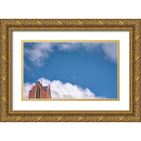 Steeple 1 Gold Ornate Wood Framed Art Print with Double Matting by Lee, Rachel