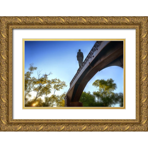 The Crossing Gold Ornate Wood Framed Art Print with Double Matting by Lee, Rachel