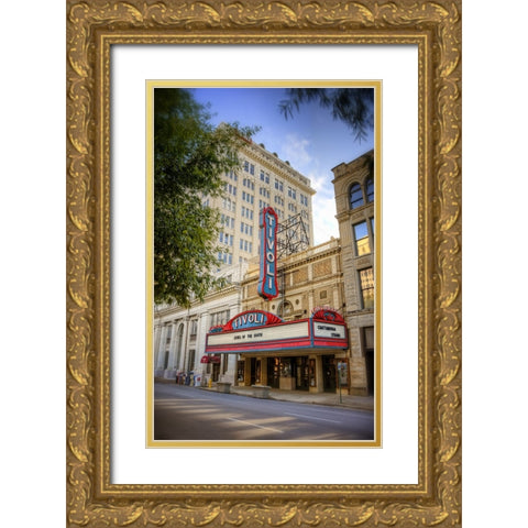 Tivoli Jewel of the South Gold Ornate Wood Framed Art Print with Double Matting by Lee, Rachel