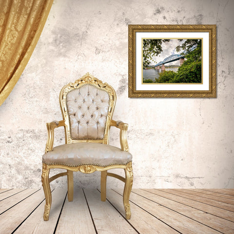 Walnut From South Gold Ornate Wood Framed Art Print with Double Matting by Lee, Rachel
