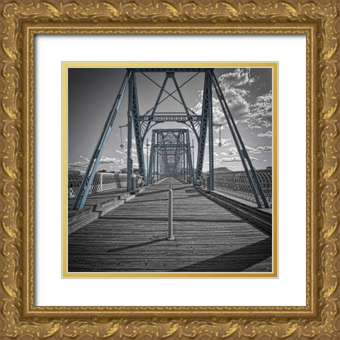 Walnut Walk Vintage Gold Ornate Wood Framed Art Print with Double Matting by Lee, Rachel