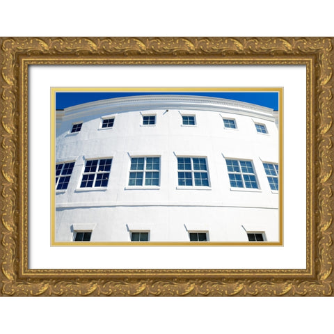 The Grid 2 Gold Ornate Wood Framed Art Print with Double Matting by Malone, Will