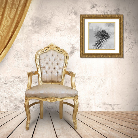 Palm 2 Gold Ornate Wood Framed Art Print with Double Matting by Malone, Will