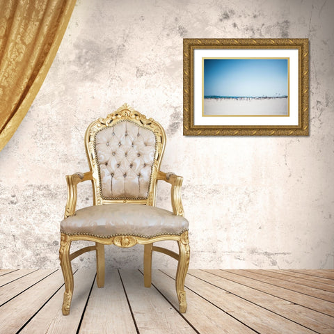 South Beach Party Gold Ornate Wood Framed Art Print with Double Matting by Malone, Will