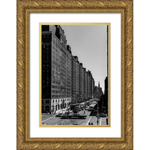 Highline 2 Gold Ornate Wood Framed Art Print with Double Matting by Malone, Will