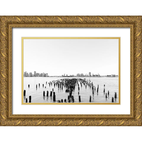 Hudson Gold Ornate Wood Framed Art Print with Double Matting by Malone, Will