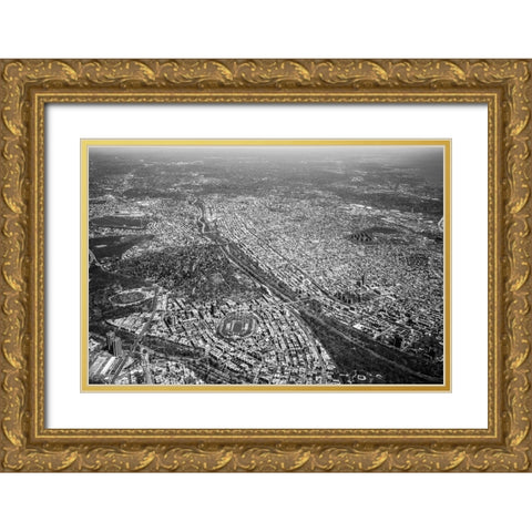 Just Look Down 2 Gold Ornate Wood Framed Art Print with Double Matting by Malone, Will