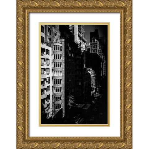 Just Look Down 4 Gold Ornate Wood Framed Art Print with Double Matting by Malone, Will
