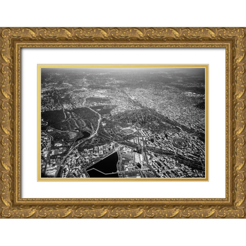 Just Look Down  Gold Ornate Wood Framed Art Print with Double Matting by Malone, Will