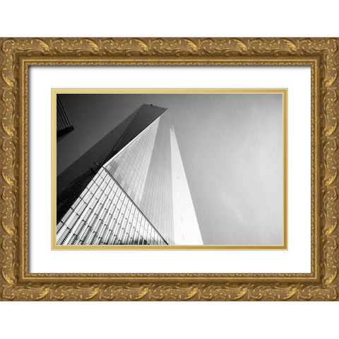 Just Look Up 3 Gold Ornate Wood Framed Art Print with Double Matting by Malone, Will