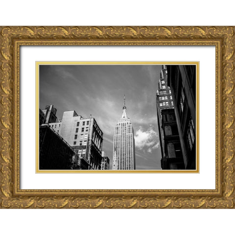 Just Look Up 6 Gold Ornate Wood Framed Art Print with Double Matting by Malone, Will