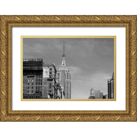Just Look Up 8 Gold Ornate Wood Framed Art Print with Double Matting by Malone, Will