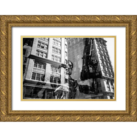 Terminator  Gold Ornate Wood Framed Art Print with Double Matting by Malone, Will