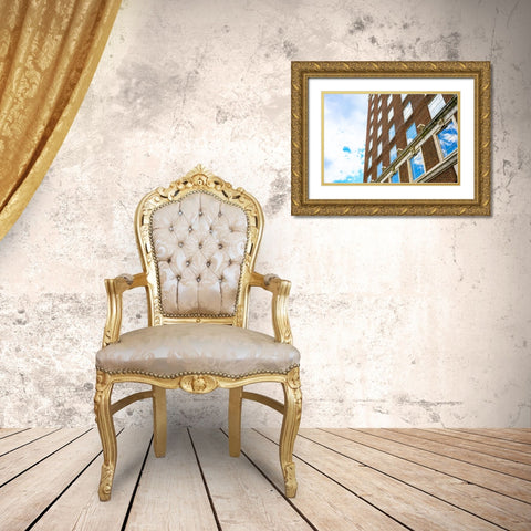 Sky Windows Gold Ornate Wood Framed Art Print with Double Matting by Malone, Will