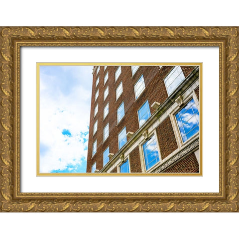 Sky Windows Gold Ornate Wood Framed Art Print with Double Matting by Malone, Will