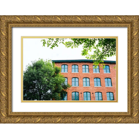Sunny Windows Gold Ornate Wood Framed Art Print with Double Matting by Malone, Will