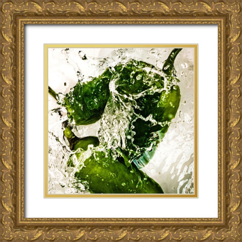 JalapeÃ±o Dance Gold Ornate Wood Framed Art Print with Double Matting by Malone, Will