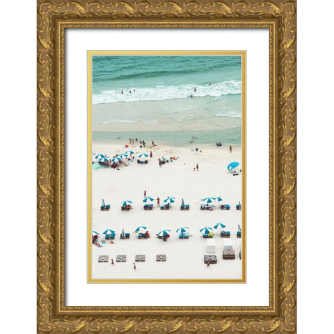 White Sands  Gold Ornate Wood Framed Art Print with Double Matting by Malone, Will