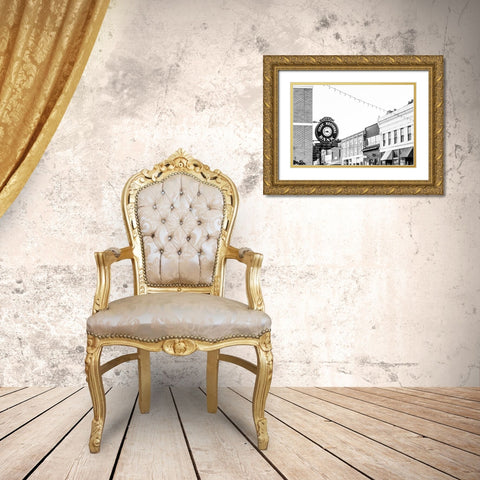 Downtown Wetumpka 4 Gold Ornate Wood Framed Art Print with Double Matting by Malone, Will