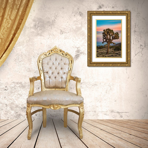 Cotton Candy Tree 2 Gold Ornate Wood Framed Art Print with Double Matting by Malone, Will