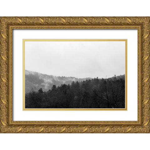 Convergence Gold Ornate Wood Framed Art Print with Double Matting by Malone, Will