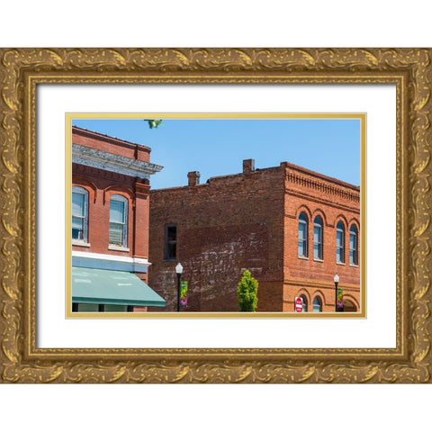 Spearmint Gold Ornate Wood Framed Art Print with Double Matting by Malone, Will