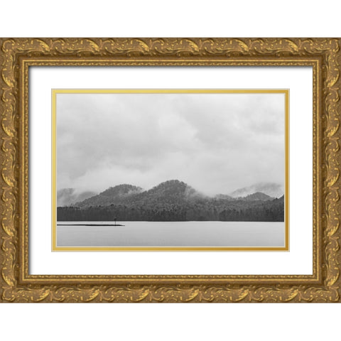 Lake Chatuge 4 Gold Ornate Wood Framed Art Print with Double Matting by Malone, Will