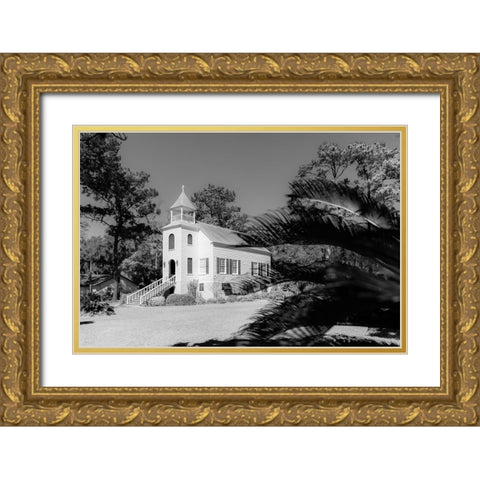 First Pres 2 Gold Ornate Wood Framed Art Print with Double Matting by Malone, Will