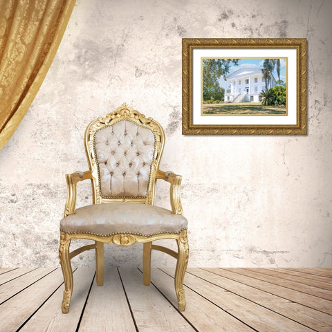 Orange Hall Gold Ornate Wood Framed Art Print with Double Matting by Malone, Will