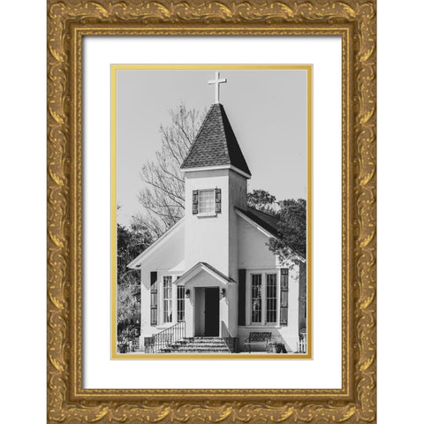 Our Lady of the Sea Gold Ornate Wood Framed Art Print with Double Matting by Malone, Will