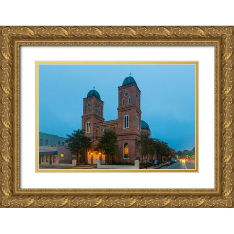 Minor Basilica Gold Ornate Wood Framed Art Print with Double Matting by Malone, Will