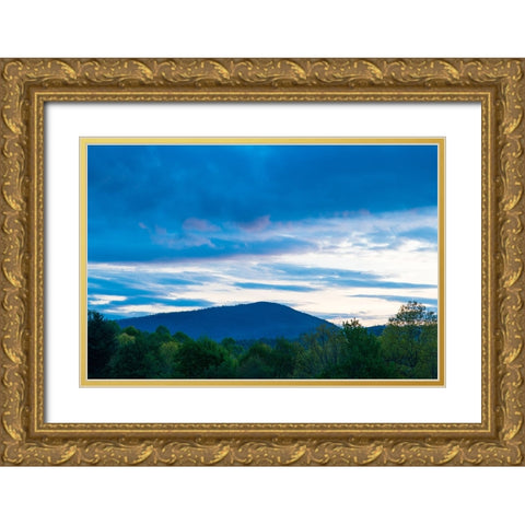 Cashiers Clouds 3 Gold Ornate Wood Framed Art Print with Double Matting by Malone, Will