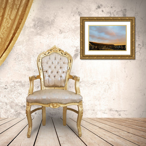 Black Creek Rainbow 2 Gold Ornate Wood Framed Art Print with Double Matting by Malone, Will