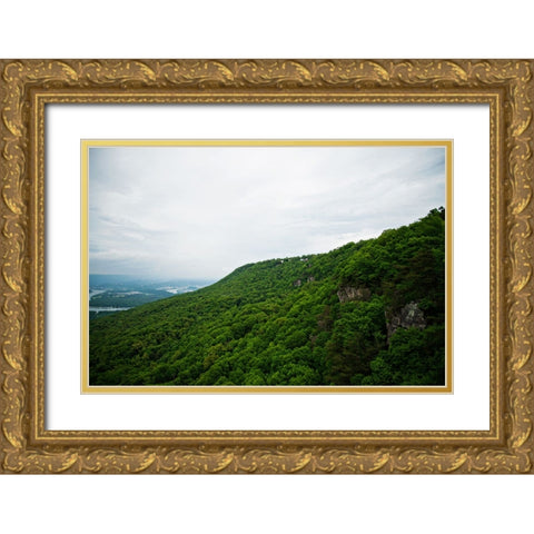 Sunset Rock Gold Ornate Wood Framed Art Print with Double Matting by Malone, Will
