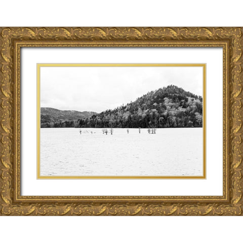 Negative Space Ocoee Gold Ornate Wood Framed Art Print with Double Matting by Malone, Will